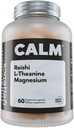Mushroom Genetics Reishi, L-Theanine & Magnesium Supplement – Adaptogenic Mushroom Capsules | Stress Relief Supplement for Relaxation, Sleep & Immune Health | Brain Wellness Support | 60 Capsules
