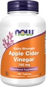 NOW Foods Supplements, Apple Cider Vinegar 750 mg, from Fermentation of Sweet Apple Cider, Extra Strength, 180 Tablets