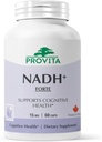 PROVITA NADH+ Forte | NADHの認知サポートサプリメント, Coenzyme Q10 & Chlorophyll | エネルギーサポート, フォーカス, メンタルクラリティ & 脳の健康 | ビーガンカプセル | 高吸収セルラーフォーミュラ