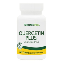 NaturesPlus Quercetin PlusとビタミンC&Bromelain - 650mg、60ベジタリアンタブレット - グルテンフリー - 30サービング
