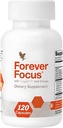 Forever Living - Forever Focus - Brain Clarity and Focus with Cognizin, Bacopa and Vitamins - for Students, Professionals and Seniors - 120 Capsule