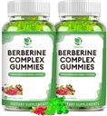 Berberine Complex Gummies- Berberine with Ceylon Cinnamon, ターメリック, ミルク オールラウンド 免疫の健康のためのこの牛ビターメロン -120 カウント