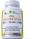 Ultra Magnesium Citrate 250ct Adjustable Dose Formula Easy to Swallow!