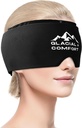 Glacial Comfort Migraine Relief Cap - Cold Therapy & Compression for Headache Relief, Adjustable & Reusable, Freezable, Odorless, Non-Toxic, Comfortable Fit for All Head Sizes, Mothers Day Gift Idea.