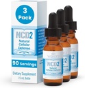 Waiora NCD2 Activated Liquid Zeolite Drops, Mix in Food/Drinks, Natural Body Cleanse & Promote Immune Support, All Natural, pH Balance Zeolite Liquid Drops - 3 Bottles (0.5 oz. ea.) 270 serv.