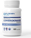 Puregen Labs Lumbrokinase 40mg per Capsule High Potency Supplement | High Activity Lumbrokinase Enzymes | No Harmful Additives | Non-GMO | Gluten Free | Made in USA - 60 Vegetarian Capsules