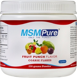 KALAの健康MSMPureフルーツパンチ風味の粗いMSMパウダーフレーク - 関節の健康、皮膚の外観、髪&ネイルサポートのためのUSメイドMSM - 8.8オンス、有機硫黄