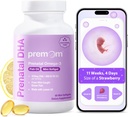 Premom Prenatal DHAの魚油:470mg DHA、200mg EPA + 400 IU VIT D3の補足が付いているトリグリセリドOmega 3 - 女性のための豊饒サポート - ワイルドキャッチフィッシュからグローバルに供給
