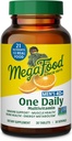 MegaFood Men's 40+ One Daily Multivitamin for Men with Vitamin B, Vitamin D3, Selenium, Zinc & Real Food - Immune Support, Energy Metabolism, and Muscle & Bone Health – Non GMO; Vegetarian - 30 Tabs