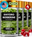 Dihydroberineの補足-Dehydro Berberineの補足-Ceylon Cinnamon及びRアルファLipoicの酸及びApigeninの極度のBerberineの補足-Hydroberine 480の帽子(4のパック)