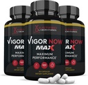 Justified Laboratories (3 Pack Vigor Now Max 1600MG Advanced Men's Health Formula 180 Capsules