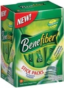 Benefiber Fiber Sugar-Free On the Go Stick Packs, Unflavored, 28 ea (Pack of 9)
