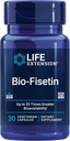 Life Extension Bio-Fisetin, Fisetin, galactomannans from Fenugreek Seed, Cellular Health, Cognitive Health, Longevity, Gluten-Free, Vegetarian, Non-GMO, 30 Vegetarian Capsules