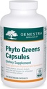Genestra Brands Phyto Greens Capsules | Vitamins, Dietary Fiber and Enzymes for Optimum Nutrition | 180 Capsules