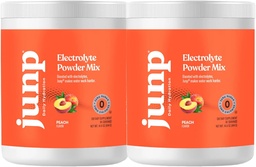 JUNPの電解質の粉砂糖無し炭水化物–果樹園の新しいジューシーなピーチ飲み物の組合せ-カリウム及び塩の電解物の水和の粉のゼロカロリーの砂糖の自由な電解物の粉、Ketoの友好的、180のサービング