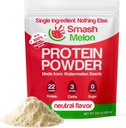 Watermelon Seed Protein Powder Raw - Cold-Pressed, Single-Ingredient Unflavored Protein Powder- Shake or Bake with it