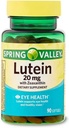 Lutein with Zeaxnthin Dietary Supplements, 20 mg, 90 Count