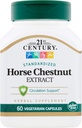 21st Century Horse Chestnut Seed Extract Vegetarian Capsules - 60 ct, Pack of 2