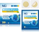 MQ 20ct Motion Sickness Patches, Light Color, Sea Sickness Patches Non Drowsy & Waterproof, Cruise Ship Travel Essentials, Fast Acting & Long Lasting 72H