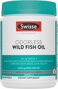 Swisse Wild Fish Oil Omega 3 Supplements for Women and Men 1000 mg Softgels | EPA DHA Fish Oil Supplements | Odorless - Helps Support Brain, Eye and Heart Health | 400 Softgel Pills
