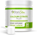 BariSlim Bariatric Calcium Citrate Plusパウダー - 減量手術後に患者のために処方 - 骨機能と健康のための最大サポート - 簡単な消化と吸収 | 600 mg (30 サービング)