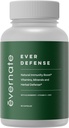 Ever Defense | Immune Support Supplement I Combination of Elderberry, Echinacea, Vitamins, Minerals & Amino-Acids | Non-GMO, Gluten Free | Easy to Swallow I 60 Capsules