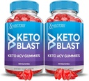 (2 パック) Apple Cider Vinegar Gummies 1000MG Keto Blast Keto ACV Gummies Pomegranateのビート ジュースの粉 B12 ビーガン非 GMO 120 Gummys とフォーミュラ高度な式