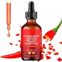 Aeluro Cayenne Drops、Aeluro Cayenne Pepper Extract、60ml Cayenne Pepper Drops、Cayenne Pepper Liquid Dropsメタボリズムブースト