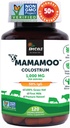 MamaMoo™ Colostrum Powder >50% IgG, Grass Fed, First Non GMO Verified Colostrum, Gut Health Bloating Immunity Skin & Hair, Contains 400+ Bioactive Nutrients, Third Party Lab Tested (120 Capsules)