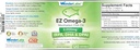 EZ Omega-3大西洋のMenhadenの魚油の補足2000のmg、米国で作られたBurpless、EPA+の完全なバランス DHA + DPA 120 ソフトゲル