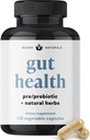 オールインワンGut Health w/Probiotics、Prebiotics、Digestion-Supporting Herbs、およびAdaptogens - Gut Lining、Digestionで援助し、よいBacteriaを促進するLeaky Gut修理方式