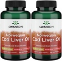 Swanson Cod Liver Oil 1250 Iu A/135 Iu D 250 Sgels (2 Pack)