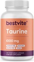 BESTVITE タウリン1000mg(240 ベジタリアンカプセル) - ない 充填剤 - いいえ フローエージェント - ビーガン - 非GMO - グルテンフリー