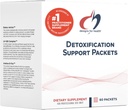 Designs for Health Detoxification Support Packets - 3-Part Easy Full Body Detox, Liver Cleanse Support Kit - Detoxify with Nutrients, Calcium D-Glucarate, Milk Thistle + More (60 Packets)