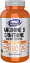 NOW Foods Sports Nutrition, Arginine & Ornithine 500/250 mg, Amino Acids, 250 Veg Capsules