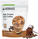Herbalife HERBALIFE NUTRITION High Protein Iced Coffee Drink Mix: (House Blend 12 oz 343g) Energy and Protein, Made From Real Coffee, 12 ounces