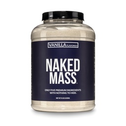 NAKEDのバニラの固まり-すべての自然なバニラの重量のゲインダーの蛋白質の粉- 8lb バルク、GMO の自由、グルテンフリー及び大豆は、人工的な原料無し- 1,260カロリー- 11 のサービングに与えません