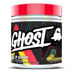 GHOSTポンプニトリク酸化物パウダー、パイナップル - 40 サービング - 砂糖フリー&刺激なしプレワークアウトサプリメント - L-シトルリン、アルギニン硝酸塩&L-グルタチオン - 大豆&グルテンフリー、ビーガン