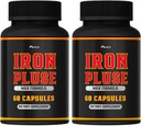 (2 パック) IronPulse のカプセルの最高方式、 IronPulse の最高のサポート カプセル、鉄の脈拍の丸薬、鉄の脈拍サポート 丸薬、2 のパック