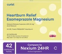 Curist Esomeprazole 20mgカプセルの遅れたRelease - Heartburnの救助のための酸の還流の薬- 42の計算のカプセル - 酸の還流の救助