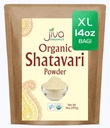 Jiva Organics Organic Shatavari Powder 14 Ounce Bulk Bag - Asparagus racemosus - Pure Ayurvedic Herb