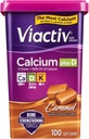 Viactiv Calcium Plus Vitamin D Supplement Soft Chews, Caramel, 100 Count