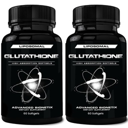 850mgリポソームグルタチオンサプリメント | 120 Total Liposomal Softgels | Antioxidant Supplement w/Gluta-IVTM, 100X 粉末グルタチオン吸収