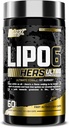 Nutrex Research Lipo-6 Black Hers Ultra Concentrate | Weight Loss Pills for Women | Fat Burner, Appetite Suppressant, Metabolism Booster for Weight Loss + Hair, Skin, & Nails Support | 60 Diet Pills