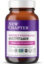 New Chapter, Postnatal Vitamins Lactation Supplement, Complete Multivitamin with Fermented Vitamin D3 + B Vitamins, Made with Organic Vegetables & Herbs, Non-GMO Ingredients, 192 Count