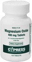 Magnesium Oxide 400 mg, 120 Tablets Per Bottle (4 Bottles)