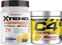 Cellucor C4 はプレワークアウトパウダー + 脂肪バーナー、チェリーリマイド、30 サービング + Scivation Xtend をリッピング BCAA パウダー、Blueberry Lemonade、30 サービング