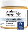 PSORIASISの蜂蜜の皮更新のクリーム-Eczema及びSeborrheicの皮膚炎のクリーム-皮、赤みおよびイッチの救助のための乾癬の処置(4oz)