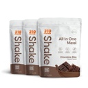 310栄養 - オールインワンミール交換シェイク - ファイバーリッチビーガンスーパーフードブレンド - 天然甘味料 - 低炭水化物シェイク、ケト&ペレオフレンドリー - グルテンフリー - 26エッセンシャルビタミン&ミネラル - トリプルフレーバーパック
