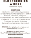 アルカリンハーブショップジャストハーブ:エルダーベリー全体
